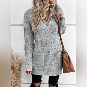 Grey Knit Sweater